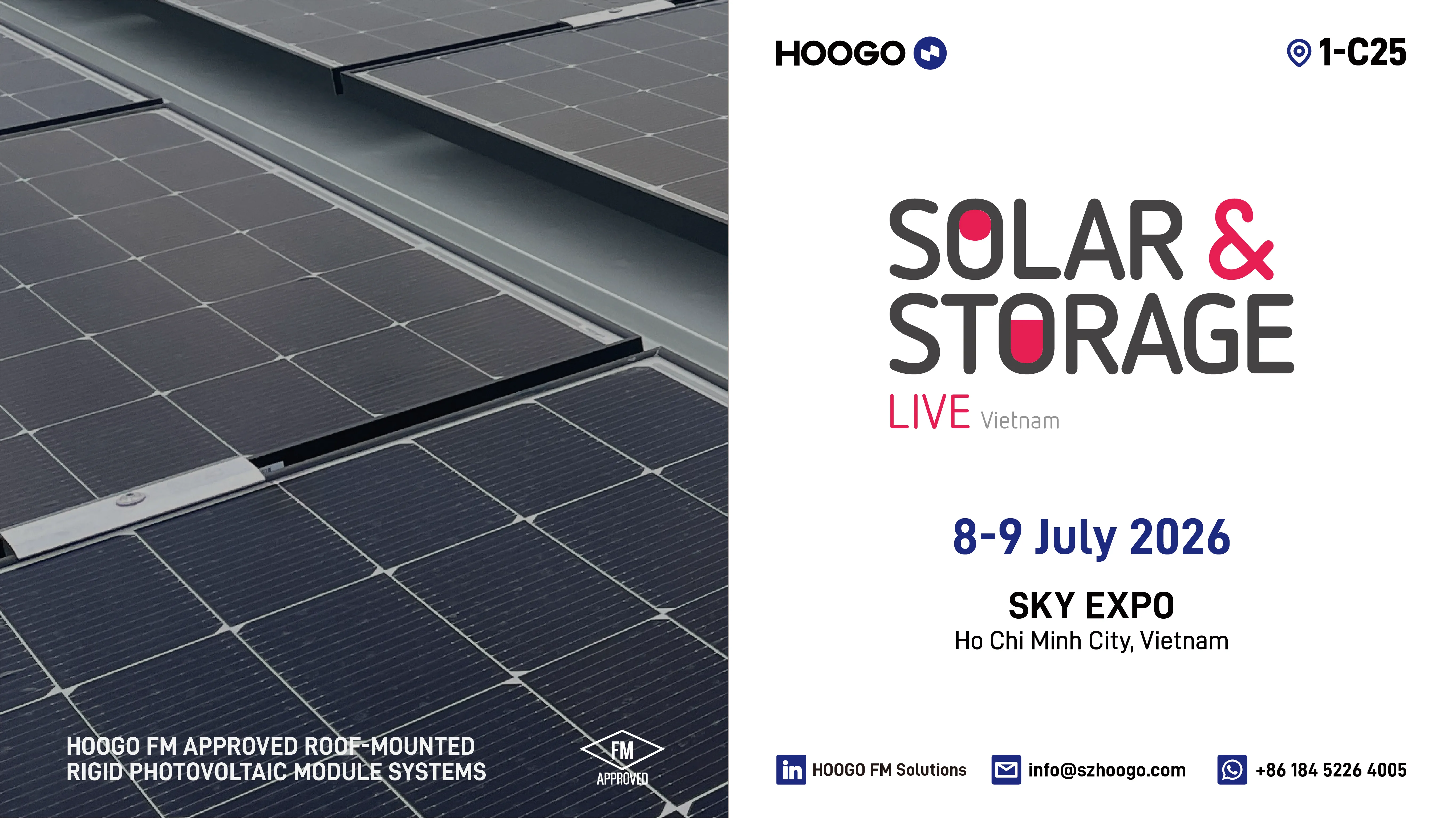Meet HOOGO at Solar & Storage Live Vietnam 2026: Hardening C&I Rooftop Solar Assets against Severe Weather