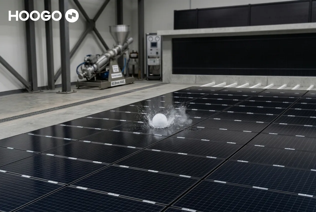 The Physics of Hail Resilience: Why HOOGO’s 50.8mm Impact Testing Matters for C&I Asset Protection