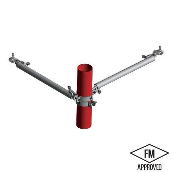 FOUR-WAY SWAY BRACE-CONCRETE STRUCTURE